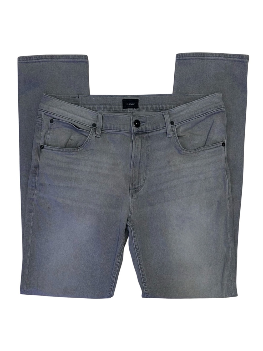 Hudson Jeans “Blake” Slim Straight in Gray W36